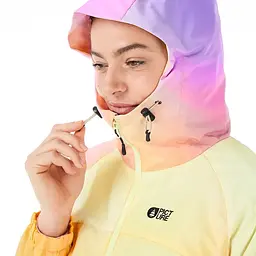 Куртка штормова Picture Organic Surface Printed Women S Світло-жовтогарячий - мініатюра 4