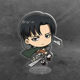Акрилова колекційна фігурка Чібі Chibi Атака титанів Леві Аккерман 1 10 см