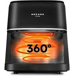 Безмасляна аерофритюрниця Mozano AGD/FRY/02#SRE мультипіч аерогриль 1700 Вт 8 л - мініатюра 6