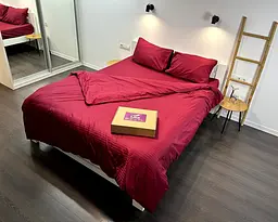 Постільна білизна LARA сатин-страйп LUX red d13225р полуторна - мініатюра 3
