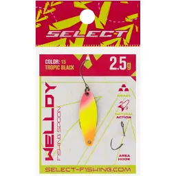 Блешня Select Welldy 2.5g 31mm #15 Tropic Black - мініатюра 2
