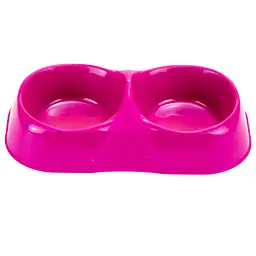 Миска подвійна для корма та води MPS Maya Double S Miz Col. 11.5×21.5x6 см  - мініатюра 8