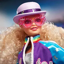 Колекційна лялька Barbie Елтон Джон (GHT52) - мініатюра 2