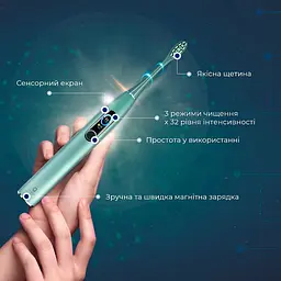 Електрична зубна щітка Oclean X Pro Green Smart Sonic Toothbrush - мініатюра 10