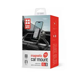 Універсальний автотримач ColorWay Magnetic Air Vent-6 (360° rotation) Gray (CW-CHM16-GR) - мініатюра 6