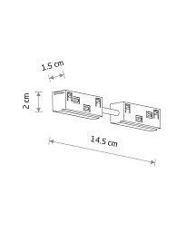 З'єднувач прямий Nowodvorski 11628 LVM Straight Conductive Module IP20 білий - мініатюра 2