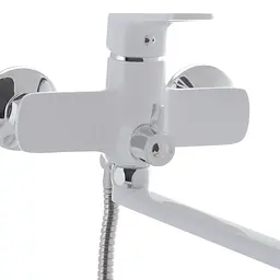 Змішувач для ванни Mixxus Nevada 006 Euro white MI5799 Білий матовий - мініатюра 2