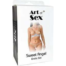 Сексуальний набір білизни Art of Sex - Sweet Angel, розмір XS-M, колір білий