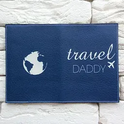 Обкладинка для паспорта Travel Daddy (темно-синій) - мініатюра 3