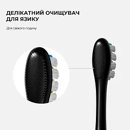 Насадка для зубної щітки Oclean Toothbrush Head for One SE Air X F1 Plaque Control Brush Head Silver 2шт. P1C9 - мініатюра 7