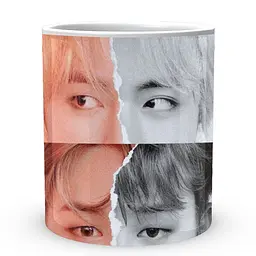Кухоль GeekLand Bangtan Boys Кім Техен Пак Чимін BTS CP 04.469.824 330 мл білий - мініатюра 2