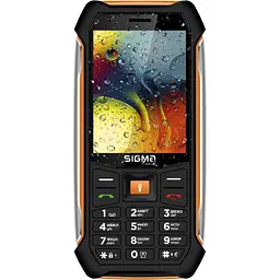 Мобільний телефон Sigma X-style 323 RAIN Black-Orange (4827798885727) - мініатюра 2