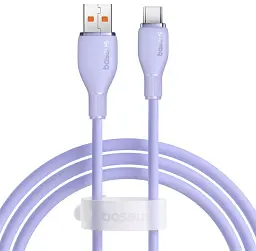 Кабель Baseus Pudding Series Fast Charging Cable USB to Type-C 100W 1.2m P10355703511-00 Purple
