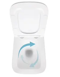 Набір Qtap Nest 4 в 1 підвісний унітаз Crow Ultra Quiet 520x360x290 + комплект інсталяції QT05335172W48199 - мініатюра 6