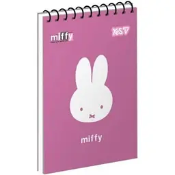 Зошит для записів Yes А7/80 од.спіраль Miffy ВДЛ
