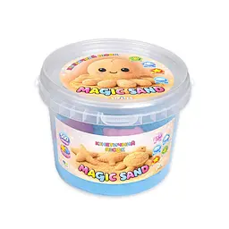 Кінетичний пісок Magic Sand 31193 блакитний 500 гр, формочки 4 шт