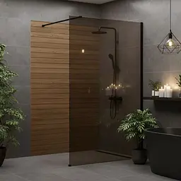 Душова стінка Rea Flexi 110x195 brown black KPL-K99171 - мініатюра 6