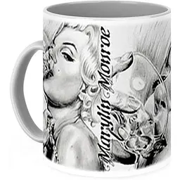 Кухоль GeekLand Marilyn Monroe Мерилін Монро ММ 01.03 330 мл білий - мініатюра 3