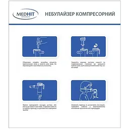 Інгалятор (небулайзер) Medhit Care компресорний - мініатюра 5