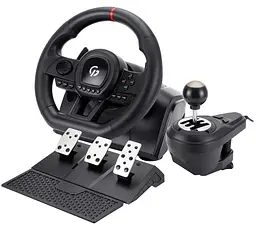 Кермо і педалі GamePro RW038PM з коробкою передач PC/XBOX/SWITCH/PS3/PS4