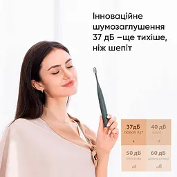 Електрична зубна щітка Oclean Air 2T Electric Toothbrush Green - мініатюра 9