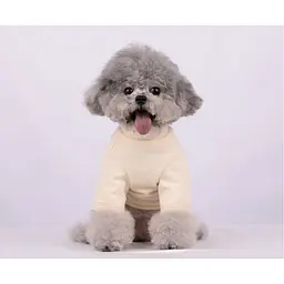 Трикотажний костюм для собак Being nice is fun, бежевий M Cheepet zoo0005693 - мініатюра 4
