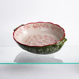 Форма для запікання Vintage 35×22×5 (см) овальна форма для випікання в духовці з ручками Зелений Yiwu HM05-03 - мініатюра 6