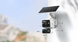 Комплект камери TP-Link розумної бездротової TAPO C645D KIT 2K QHD та сонячної панелі - мініатюра 2