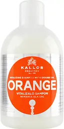 Шампунь для волосся Kallos Cosmetics KJMN Orange зміцнюючий з маслом апельсина, 1 л - мініатюра 4
