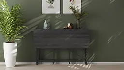 Стіл-книга трансформер Оріон 3 Ferrum-decor 750x1150x880 Чорний метал ДСП Сосна Кембра 16 мм (FRD-105083) - мініатюра 7