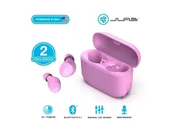 Навушники TWS JLAB Go Air Pop Pink (IEUEBGAIRPOPRPNK124) - мініатюра 2