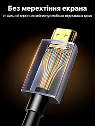 Оптоволоконний кабель HDMI UGREEN HD183 2.1 8K 60 Гц 30 м чорний (55508) - мініатюра 12