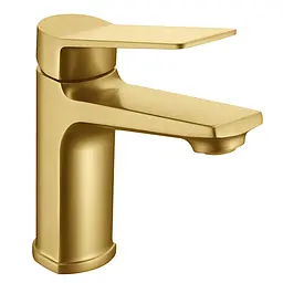 Змішувач для умивальника Mixxus Wilson 001 brushed gold MI7128, Золотий