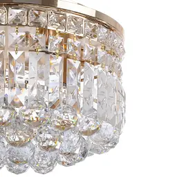 Люстра Brille торт стельова з підсвічуванням LED E14 40W Glass (BCL-613C/3) - мініатюра 2