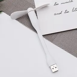 Вентилятор мобільний USB білий - мініатюра 4