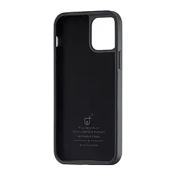 Чохол Jinduka Leather Ringo iPhone 12 Pro Black - мініатюра 3