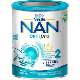 Суха молочна суміш NAN Optipro 2, 800 г