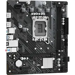 Материнська плата ASRock H610M-H2/M.2 (1700/H610, 2xDDR4, 1xPCIex16, 2xHDMI, 4xSATAІІІ, M.2, GLan, 7.1ch, mATX) - мініатюра 2