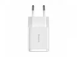 Мережевий зарядний пристрій Baseus Compact Charger 2USB 10.5 W EU CCXJ010202 White - мініатюра 4