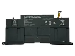Посилена акумуляторна батарея для ноутбука Asus C22-UX31 UX31A 7.4V Black 6840 mAh