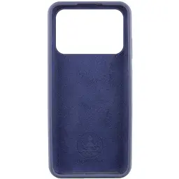 Чохол Silicone Cover Lakshmi (AAA) для Xiaomi Poco X6 Pro Темно-синій / Midnight blue - мініатюра 2