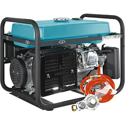 Генератор Синхронний KonnerSohnen KS 7000E G, 230В, 5.5кВт, електростартер, 77.2кг / 5000 Вт / Газ + бензин (KS7000EG) - мініатюра 7