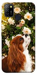 TPU чохол Demsky Flower spaniel для Infinix Hot 10 Lite