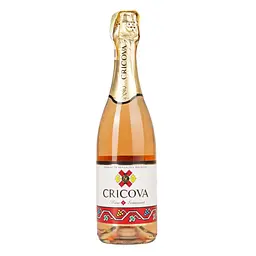 Вино ігристе Cricova Карпе напівсолодке рожеве 0.75 л 13%