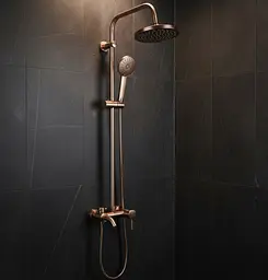 Душова система з виливом Rea Luis brushed copper REA-P7156 - мініатюра 3