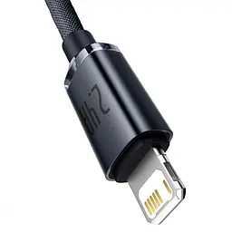Кабель Baseus Crystal Shine Series Lightning 2.4A (1.2m) black (CAJY000001) - мініатюра 4