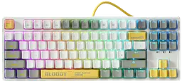 Клавіатура A4Tech S87 Bloody Energy RGB White