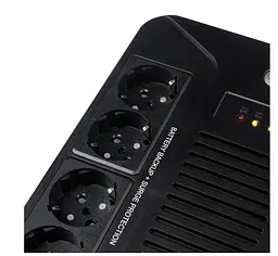Джерело безперебійного живлення (ДБЖ) UPS Prologix зі стабілізатором AVR 850VA 480W Lin.int. 8xSchuko - мініатюра 5