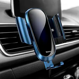 Автомобільний утримувач холдер Baseus Future Gravity Car Mount Holder SUYL-BWL03 Blue - мініатюра 4