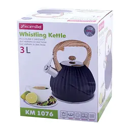 Чайник зі свистком Kamille KM-1076 3 л - мініатюра 8